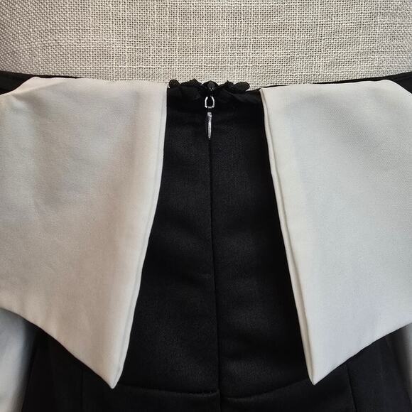 Yijiaren Fashion Black Bow Tie Off Shoulder Dress Size. Asian-Large / US-s/m - Picture 4 of 6